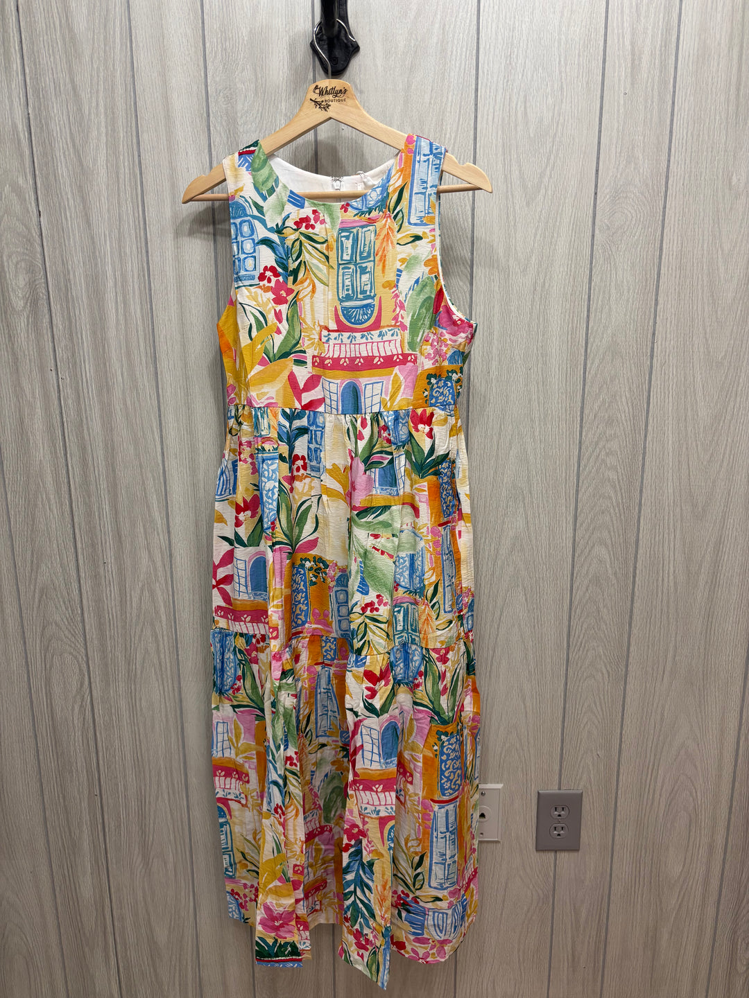Santorini Stroll Midi Dress