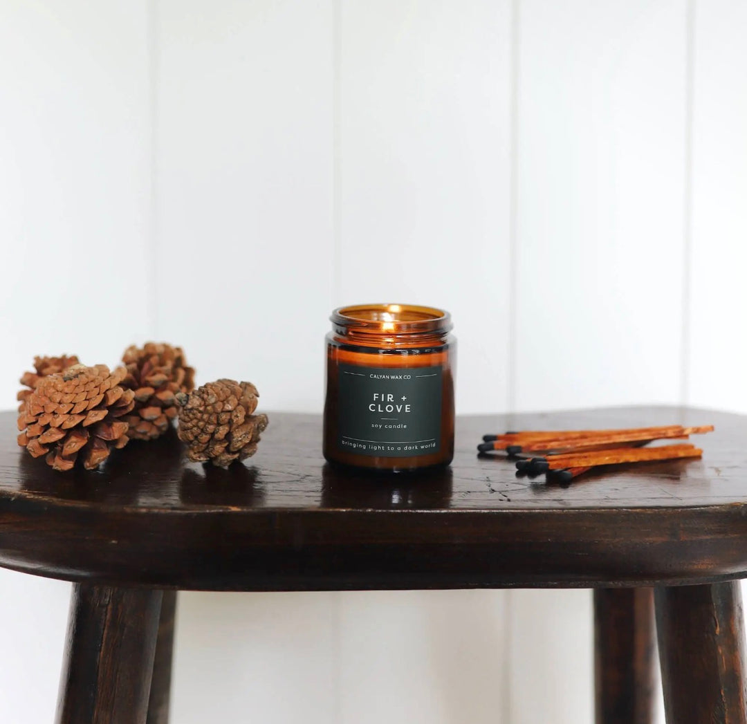Calyan Wax Co. Fir + Clove Mini Soy Candle