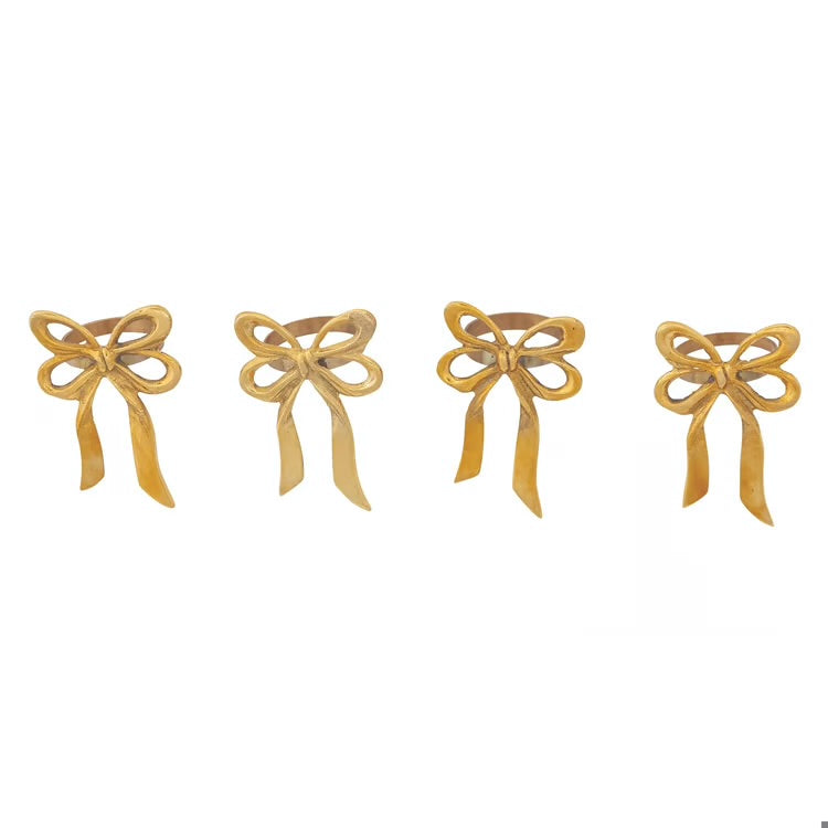 Golden Bow Napkin Ring