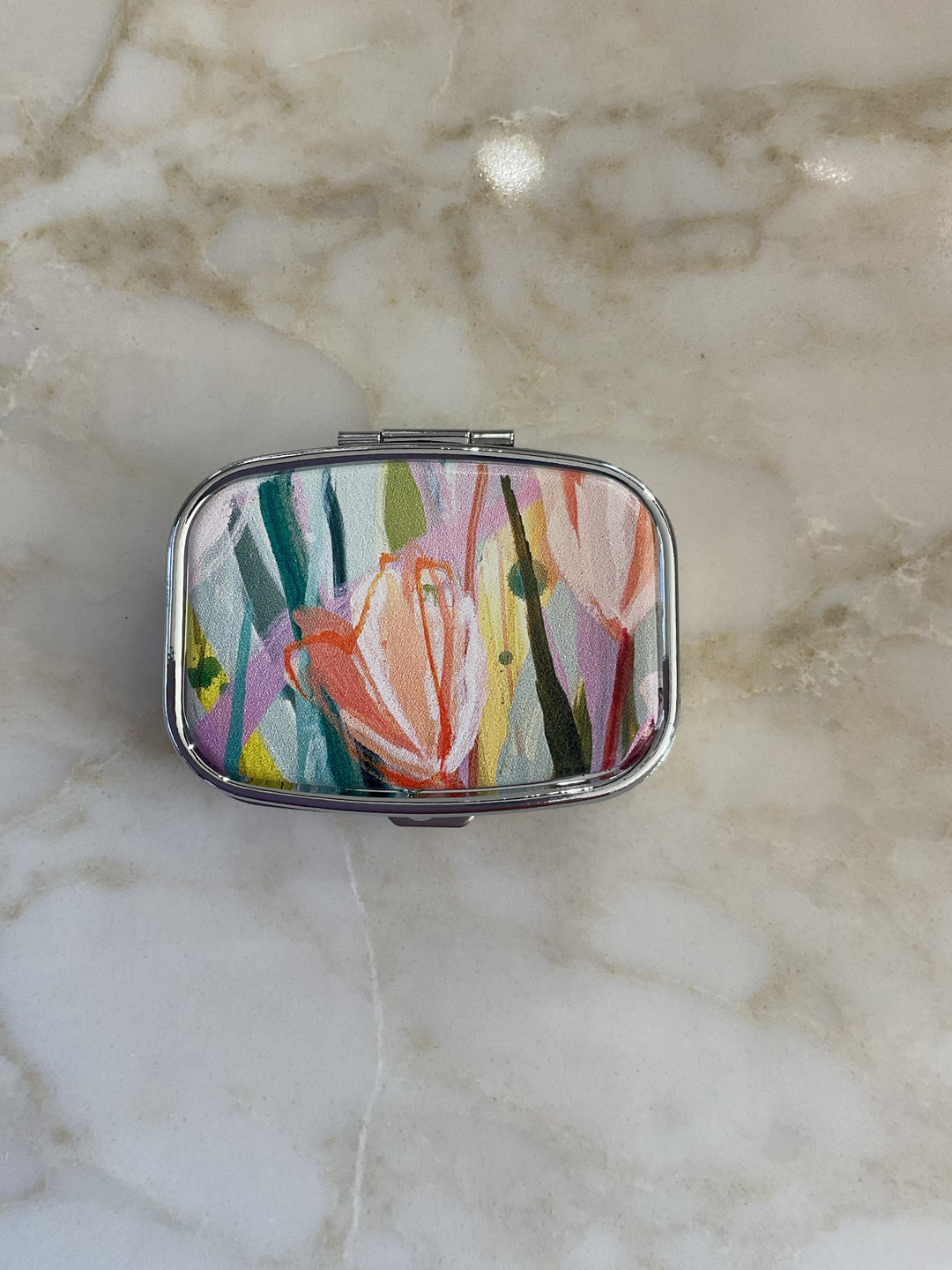 Elisabeth Hays Floral Pill Box