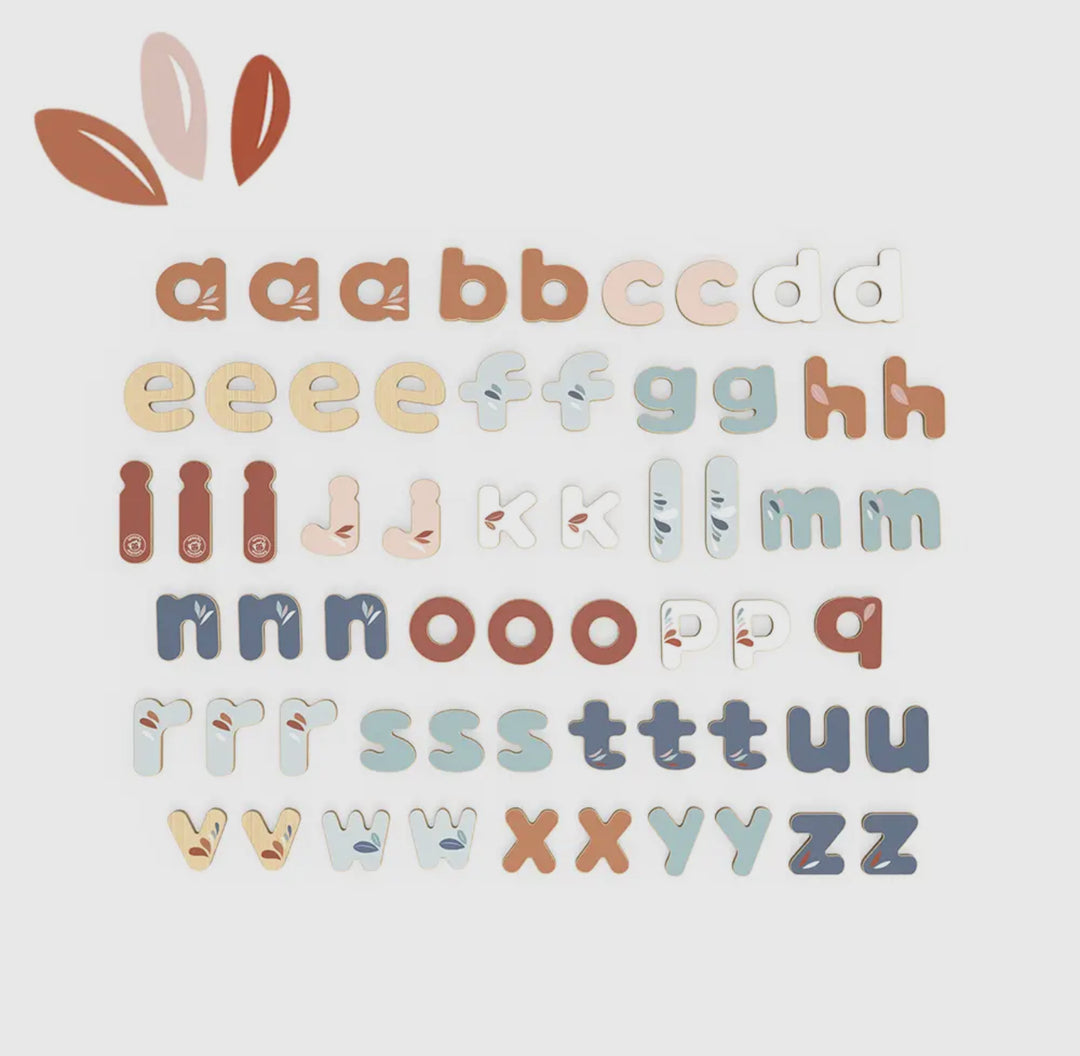 Magnetic Wooden Alphabet Letters