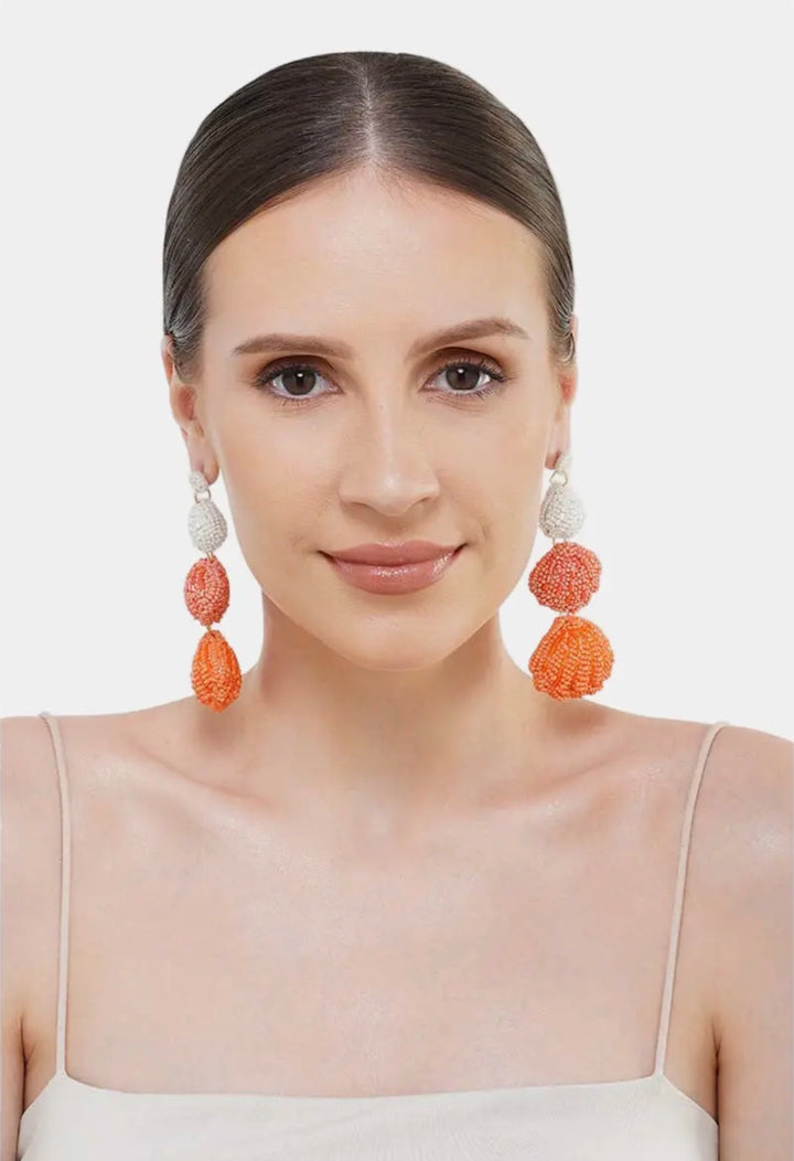 Sunset Shell Statement Earrings