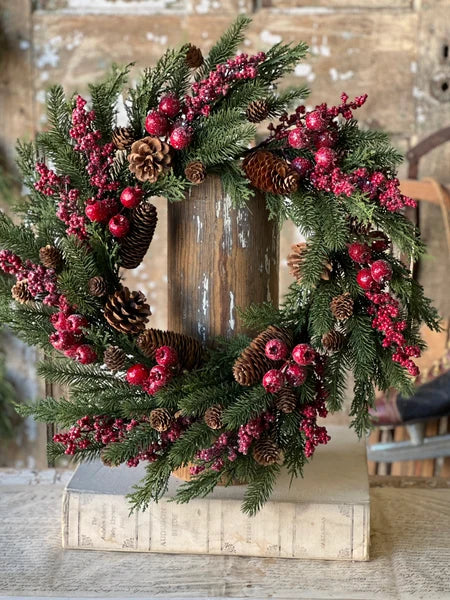 Winterberry Evergreen Wreath
