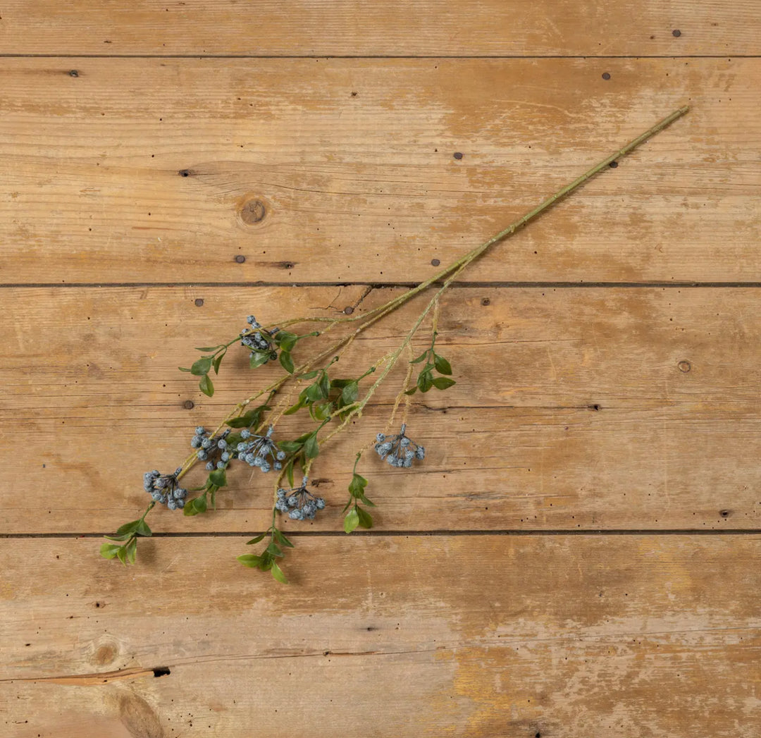 26” Blue Berry Foliage Spray