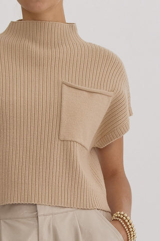 Mocha Pocket Sweater