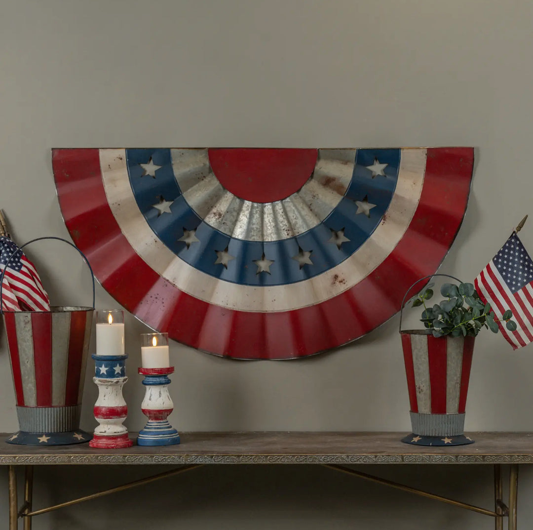 Vintage Americana Metal Bunting