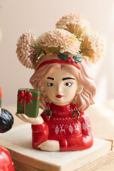 Christmas Besties Ceramic Vases