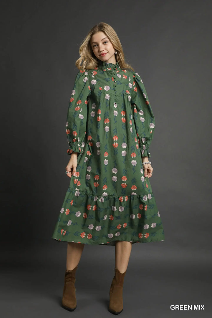 Briarwood Bloom Midi Dress