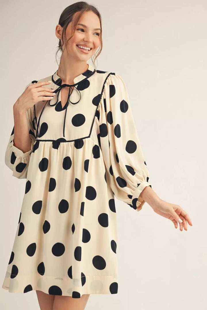 Classic Charm Polka Dot Dress