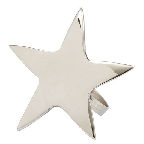 Napkin Ring - Five Point Silver Star
