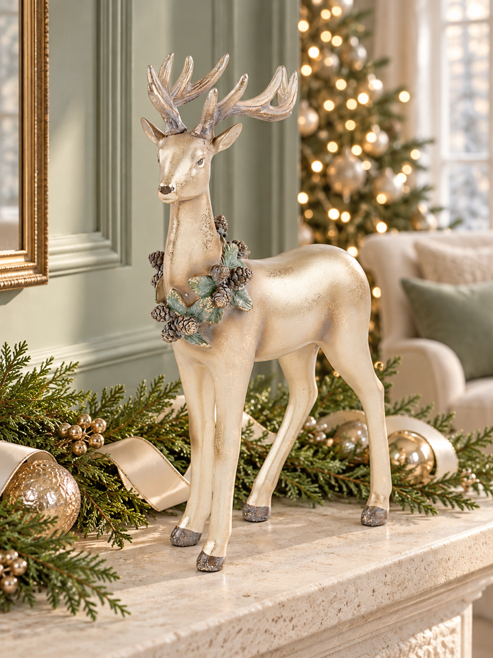 Champagne Woodland Deer
