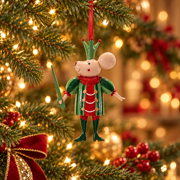 Christmas Ballet Resin Ornaments – Nutcracker, Mouse & Ballerina