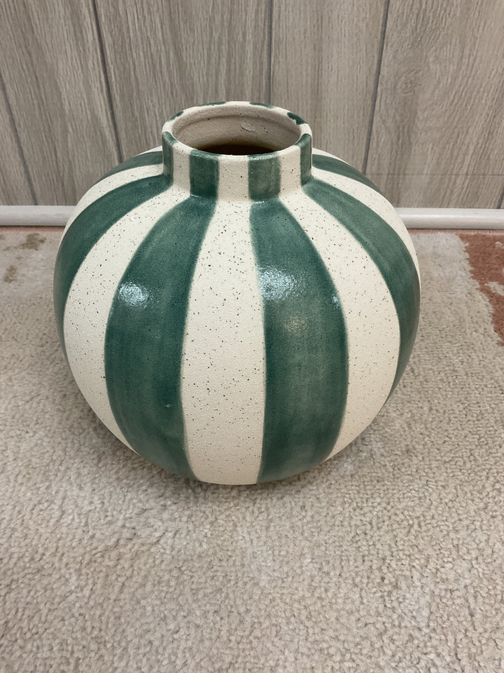 Ceramic Striped Vase Collection