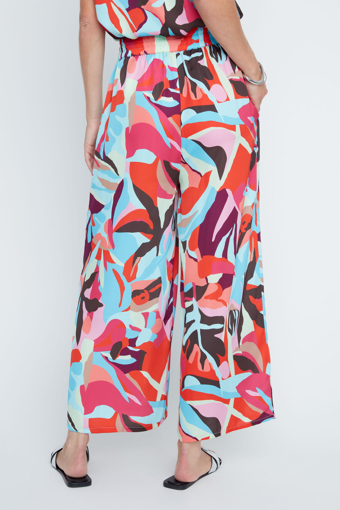 Sunset Splash Wide Leg Pants