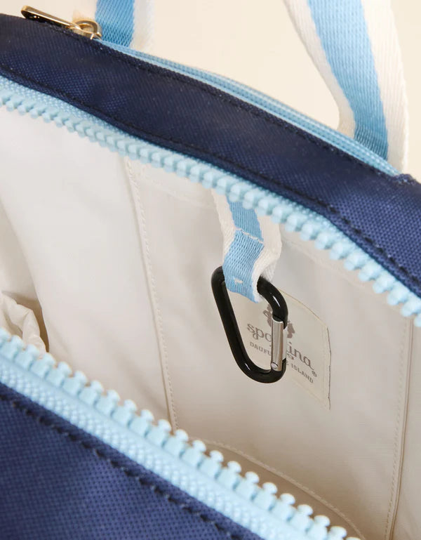 Armada Tennis Backpack – Navy Blue Stripe