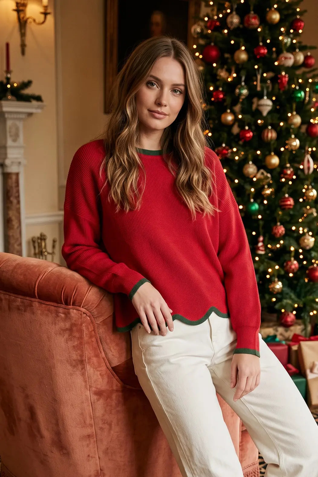The Merry Scallop Sweater