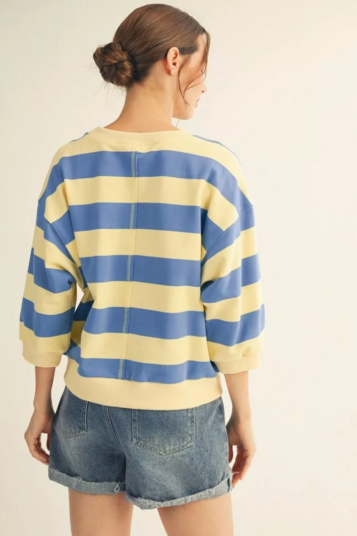The Riviera Stripe Pullover