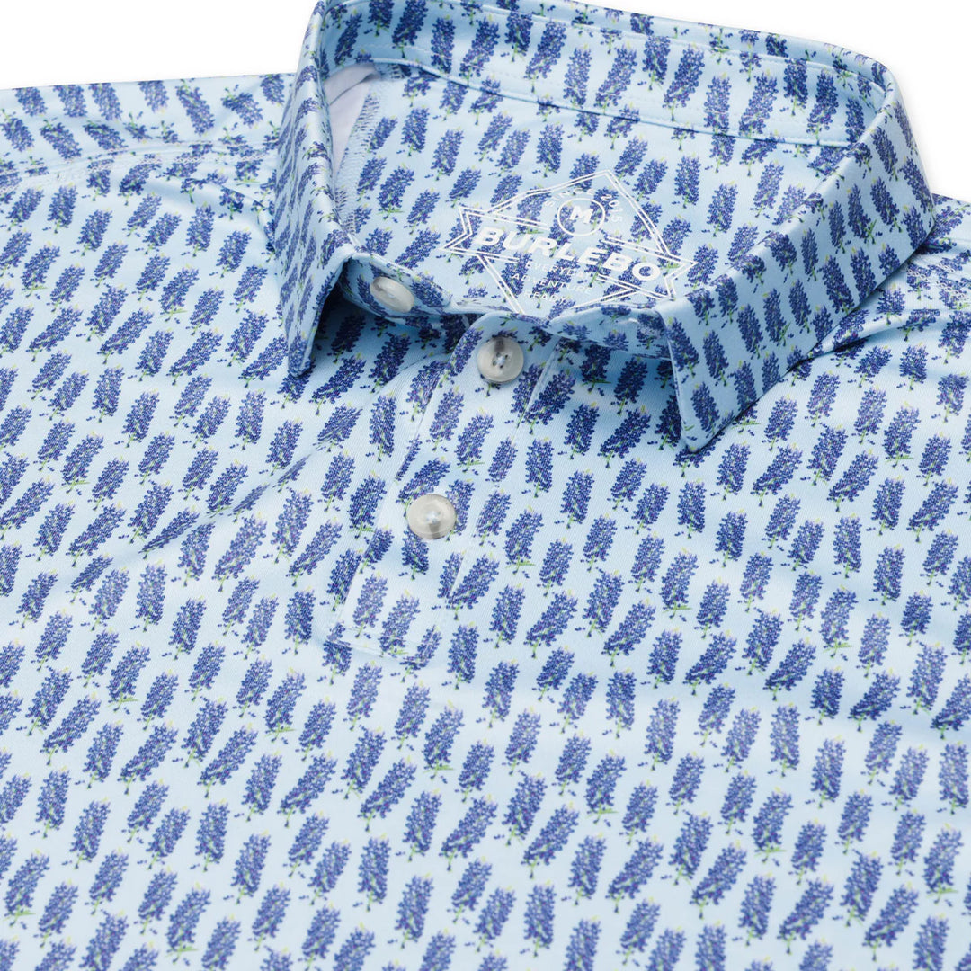Performance Polo – Blue Lavender