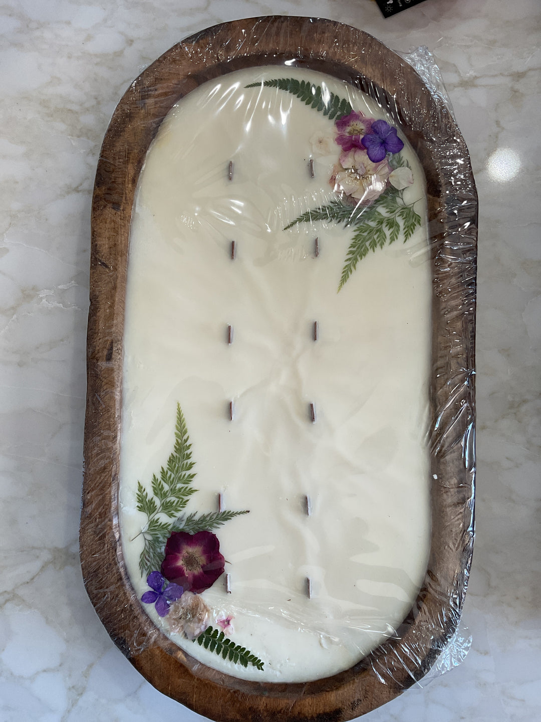 Large Dough Bowl Hand Poured Candle - Lemon Orange Blossom
