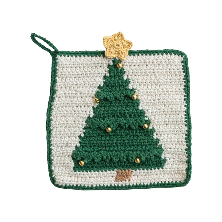 Hand-Crocheted Christmas Pot Holders