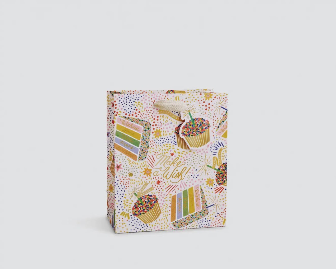 Sprinkle Layer Cake Birthday Gift Bags