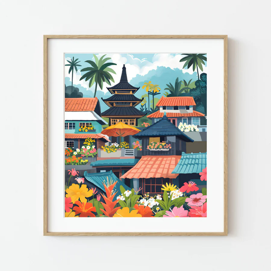 Flower Market Paint-by-Numbers Kit