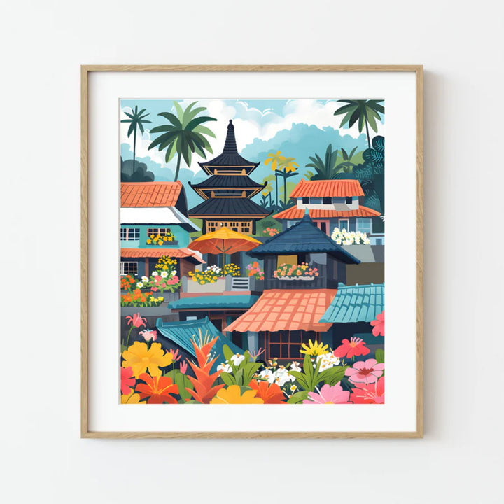 Flower Market Paint-by-Numbers Kit