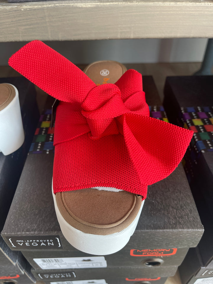 Red Tie Sandal