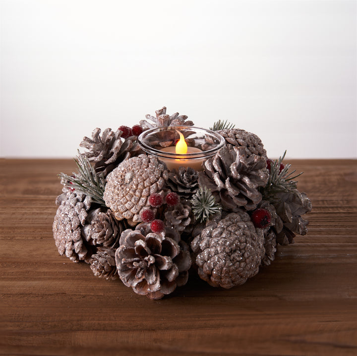 4” Pinecone Votive Holder
