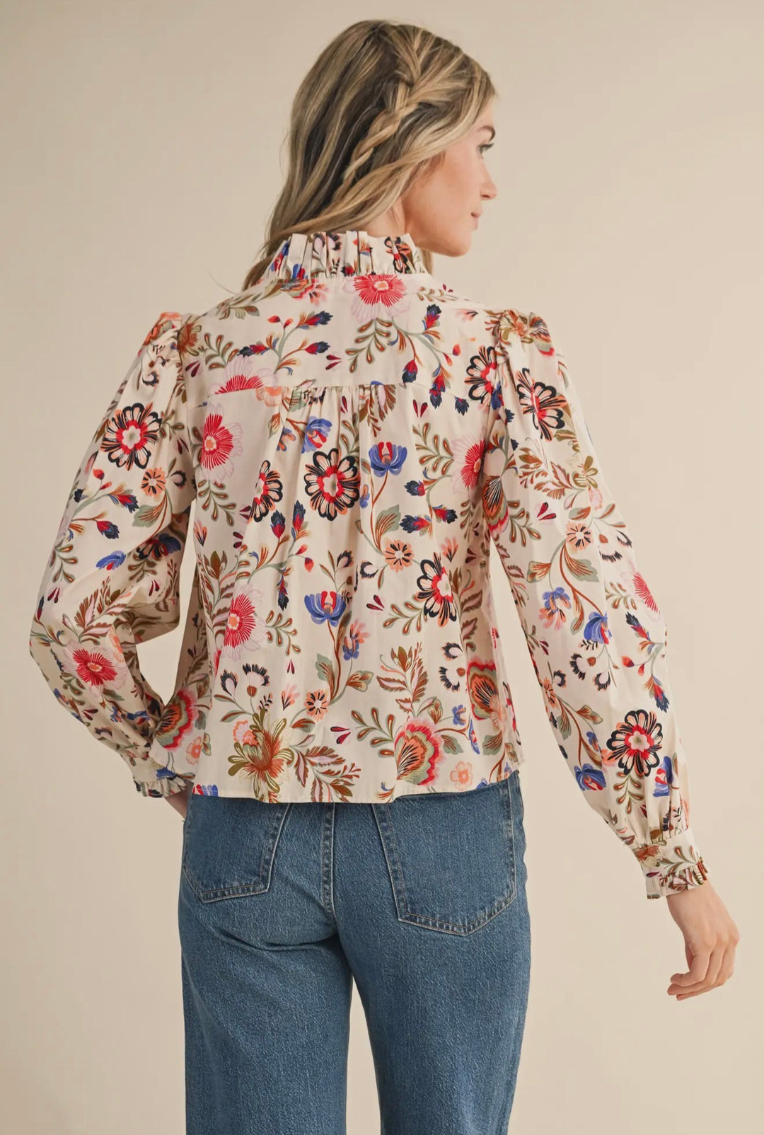 Heirloom Garden Ruffle Blouse
