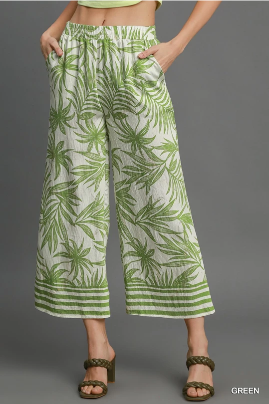 Tropical Green Pants