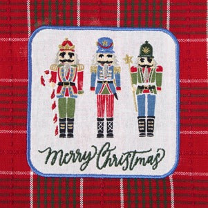 Merry Christmas Nutcracker Kitchen Towel