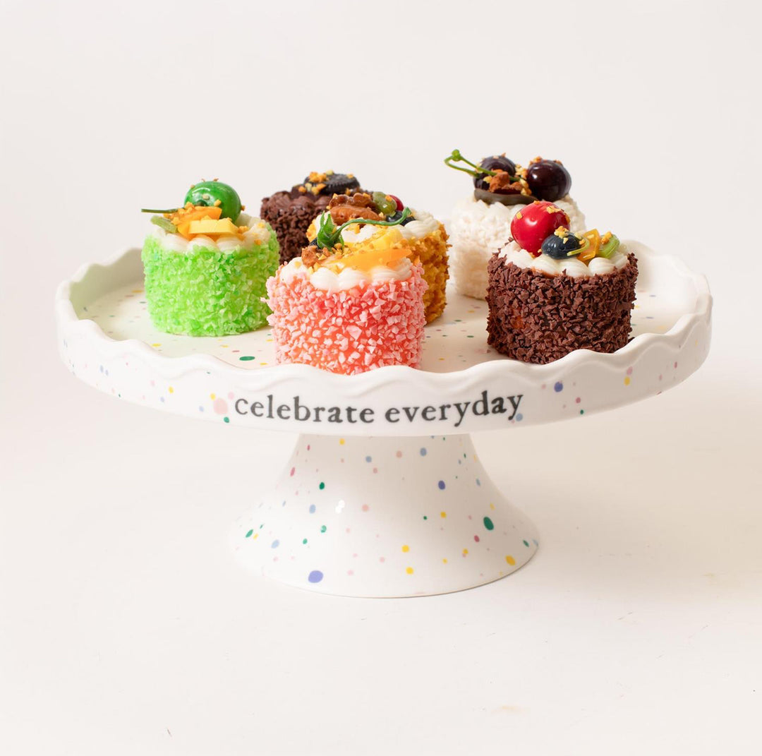 Celebrate Everyday Ceramic Cake Stand