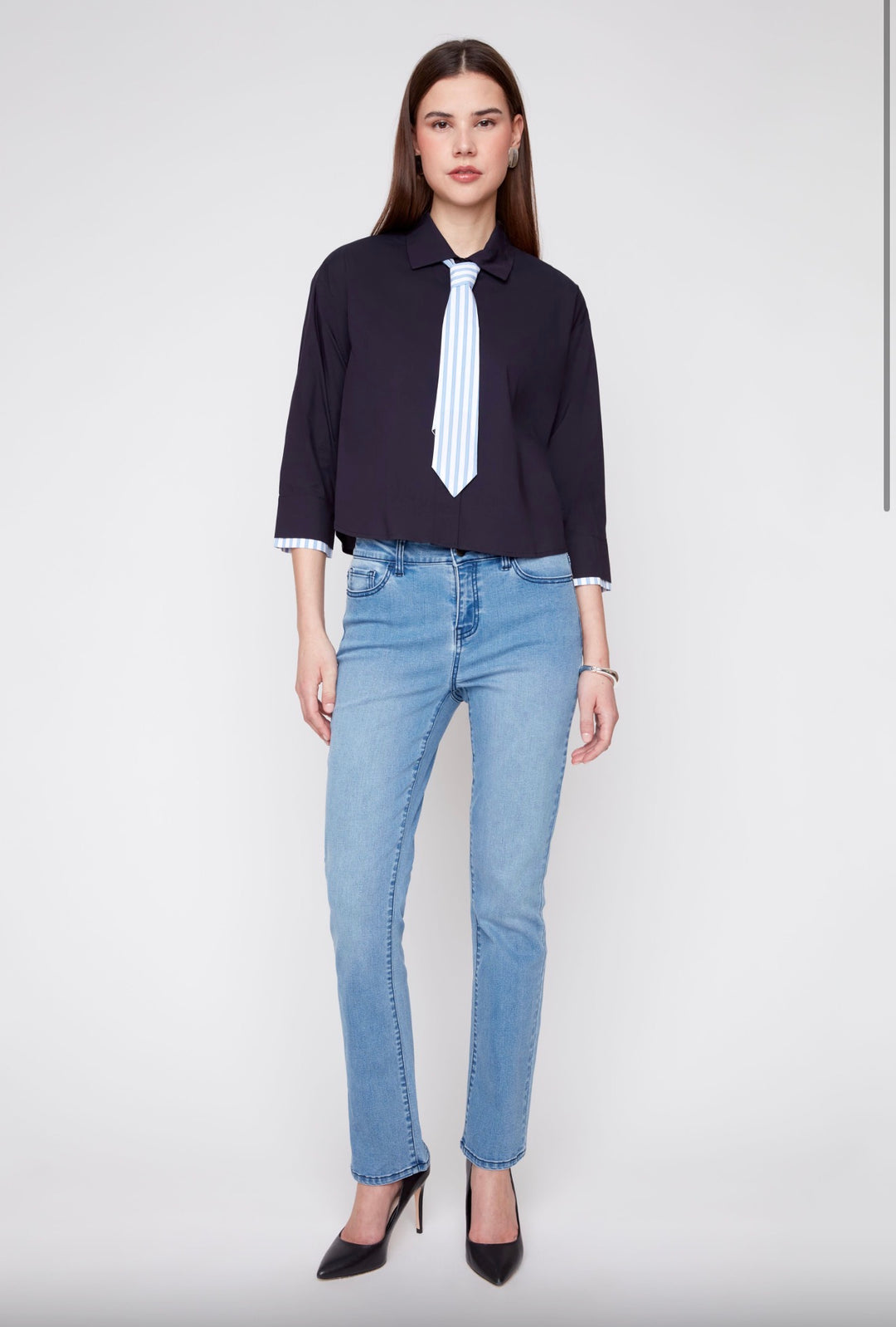 The Oxford Tie Blouse