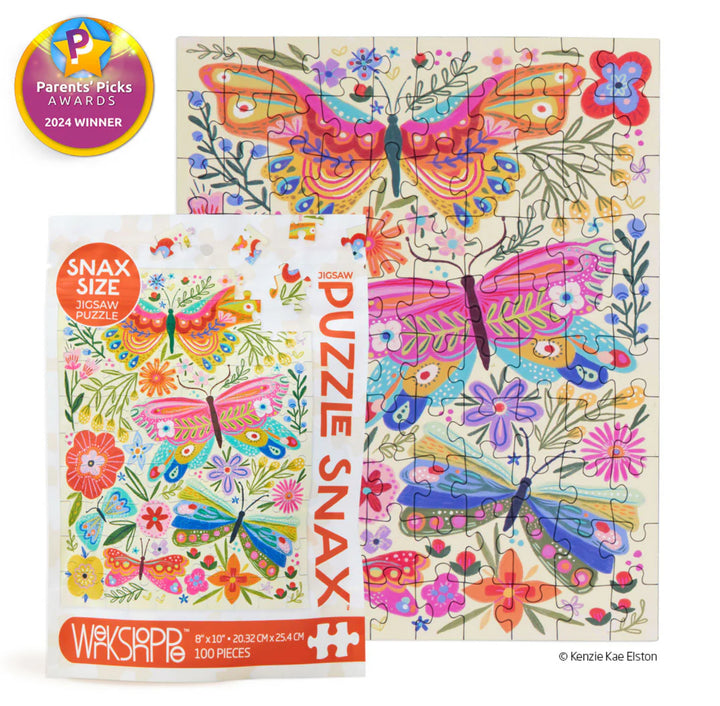 Snax Size Butterfly Garden Puzzle
