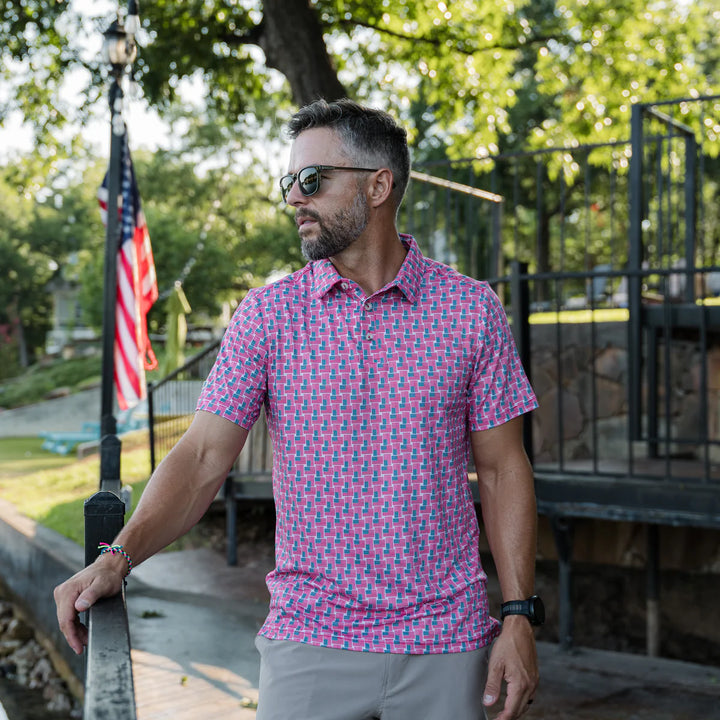 Performance Polo – Stars & Stripes