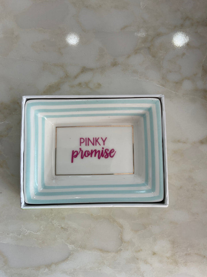 Petite Sayings Porcelain Trinket Tray