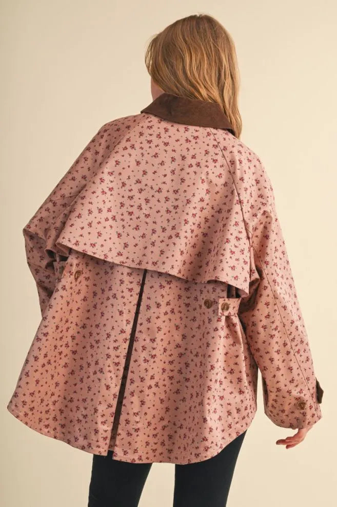 Rosewood Ditsy Floral Jacket