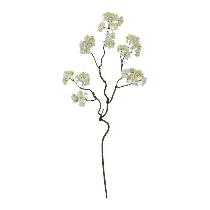 Ivory Hydrangea Twisted Stem