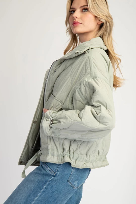 The Sage Chalet Quilted Jacket
