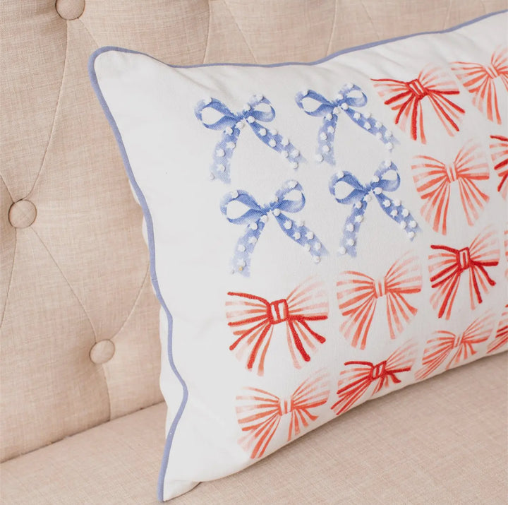 Liberty Ribbons & Bows Lumbar Pillow