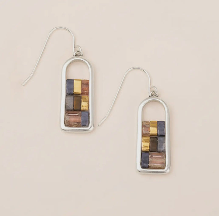 Good Karma Miyuki Frame Earring