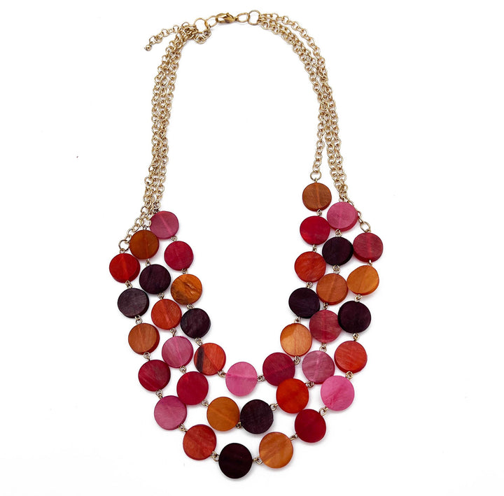 Omala Disc Statement Necklace