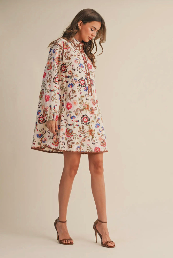 Garden Tapestry Swing Dress