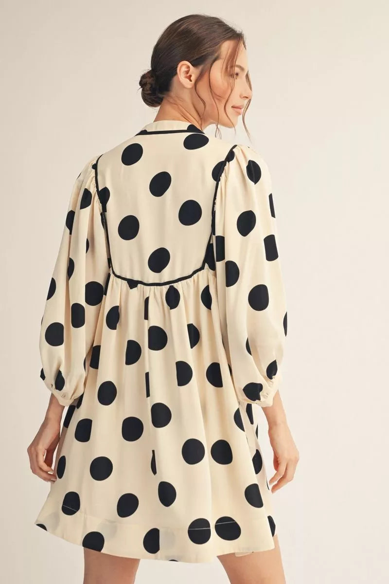 Classic Charm Polka Dot Dress