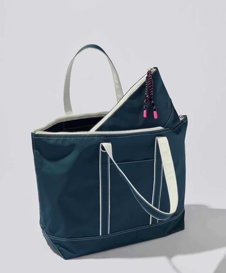 Neon Coast Water-Resistant Tote