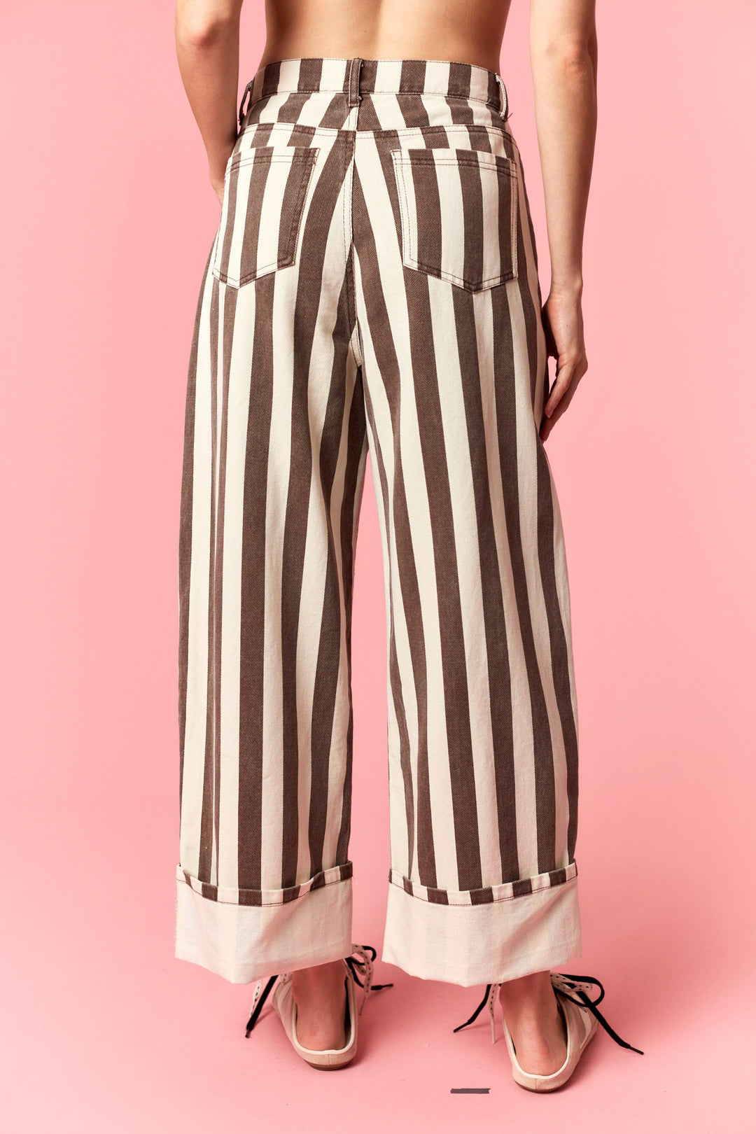 Boardwalk Stripe Wide Leg Pants