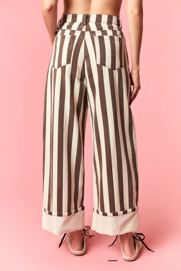 Boardwalk Stripe Wide Leg Pants