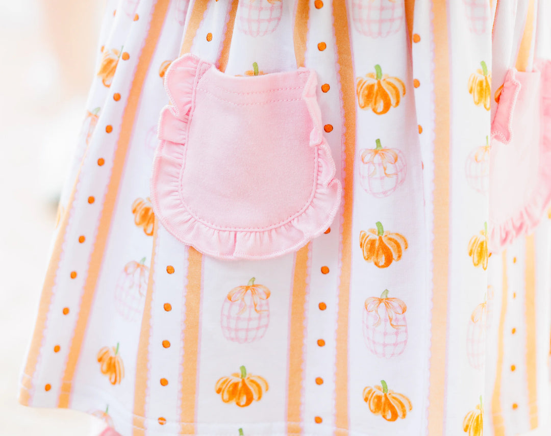 Pink Pumpkin Patch Bloomer Set