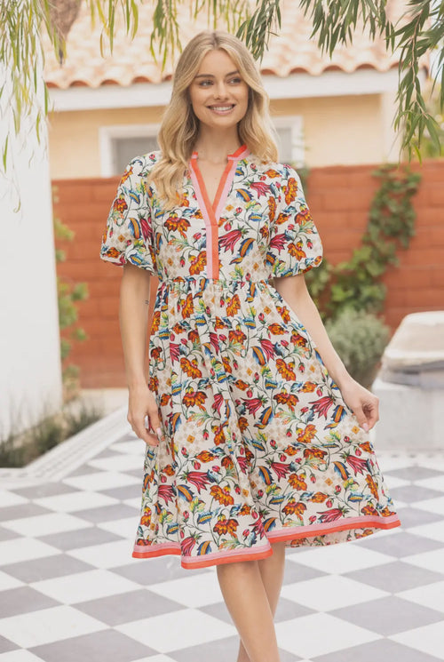 Floral midi dress